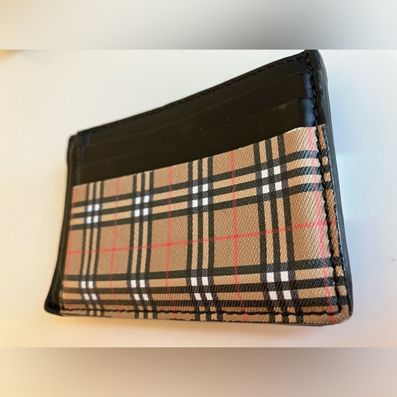 Burberry Money Clip Wallet in Antique Check - Picture 6 of 8